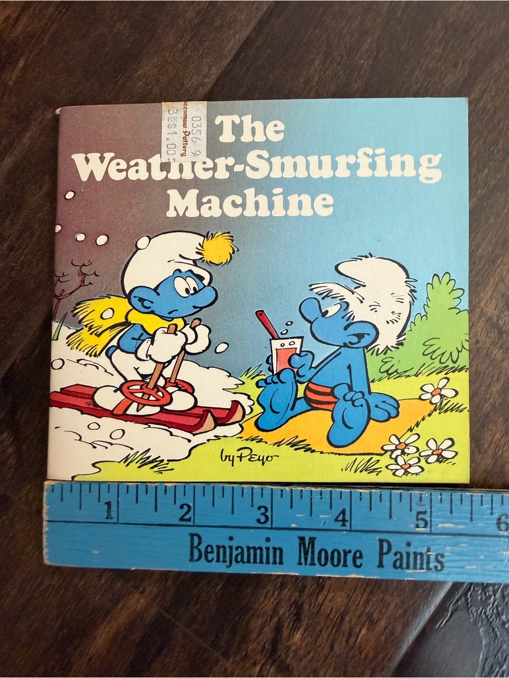 1982 The Weather-Smurffing Machine Children's Book